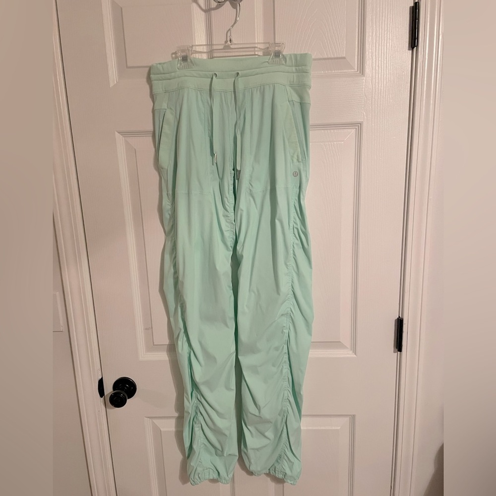 Lululemon studio pants. Size 6. Mint green color